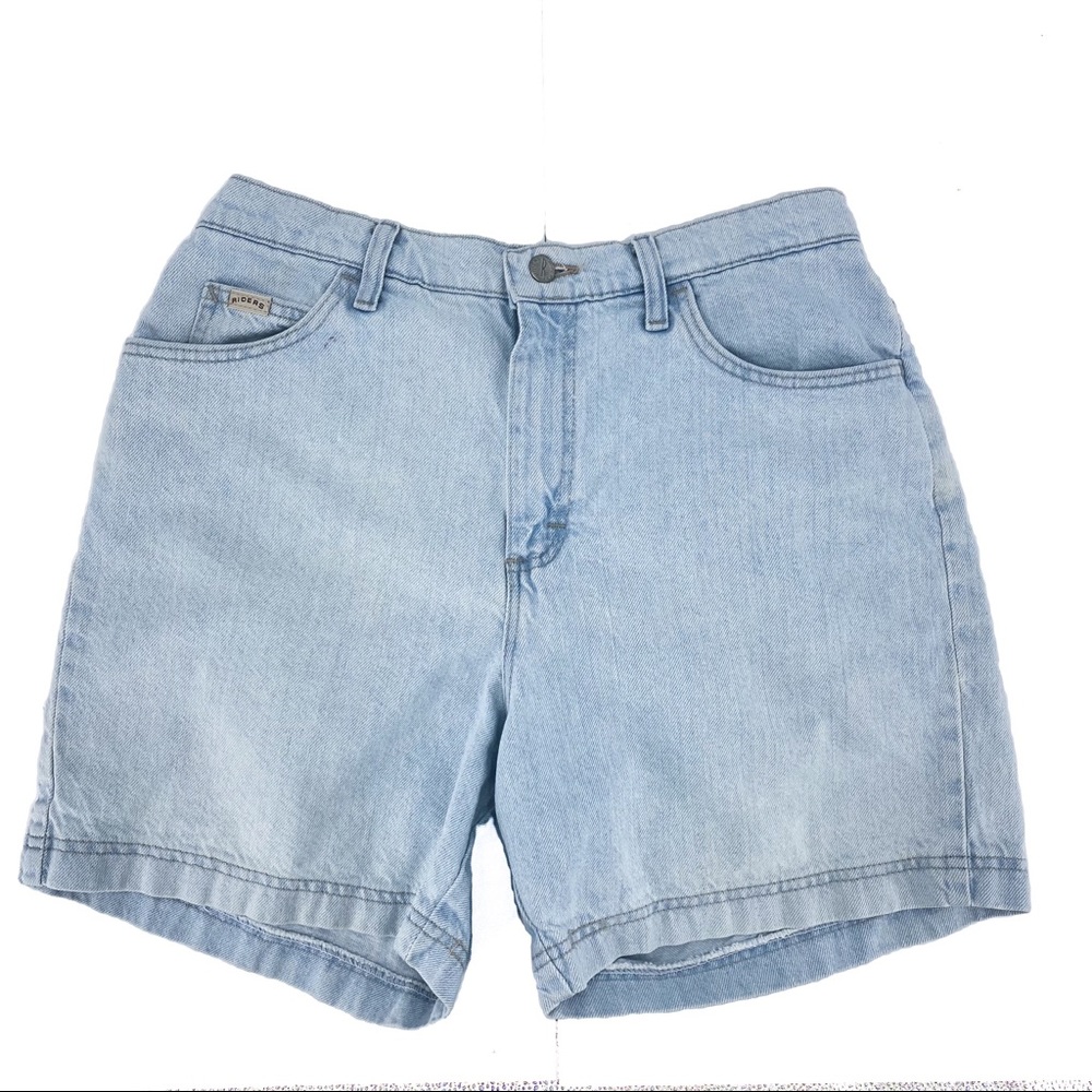 Vintage 90s Riders Jean Shorts Very Light Blue